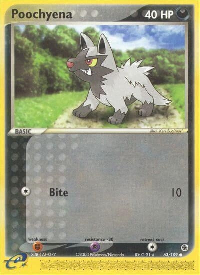 Image for Poochyena (Ruby and Sapphire) (63/109) - Pokemon