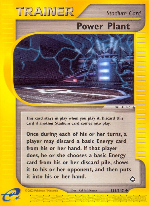 Image for Power Plant (Aquapolis) (139/147) - Pokemon