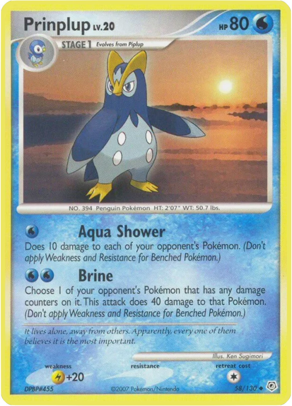 Image for Prinplup (Diamond and Pearl) (58/130) - Pokemon