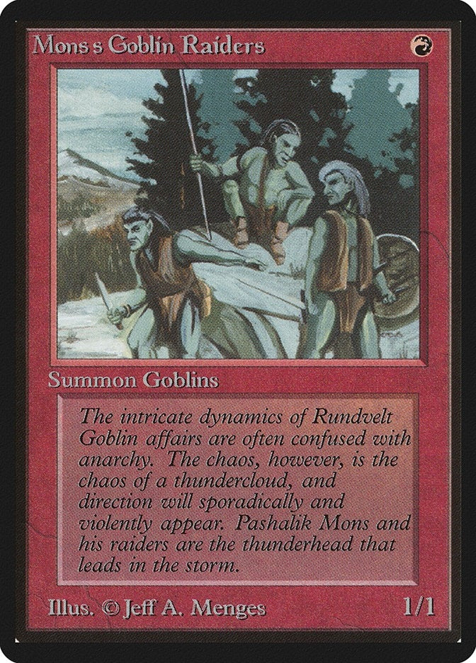 Image for Mons's Goblin Raiders (Beta Edition) - Magic: The Gathering