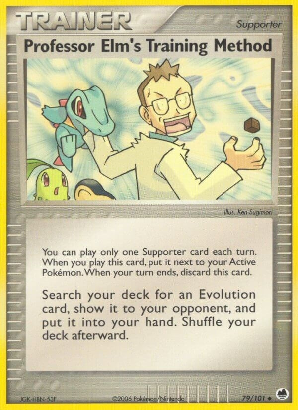 Image for Professor Elm's Training Method (Dragon Frontiers) (79/101) - Pokemon