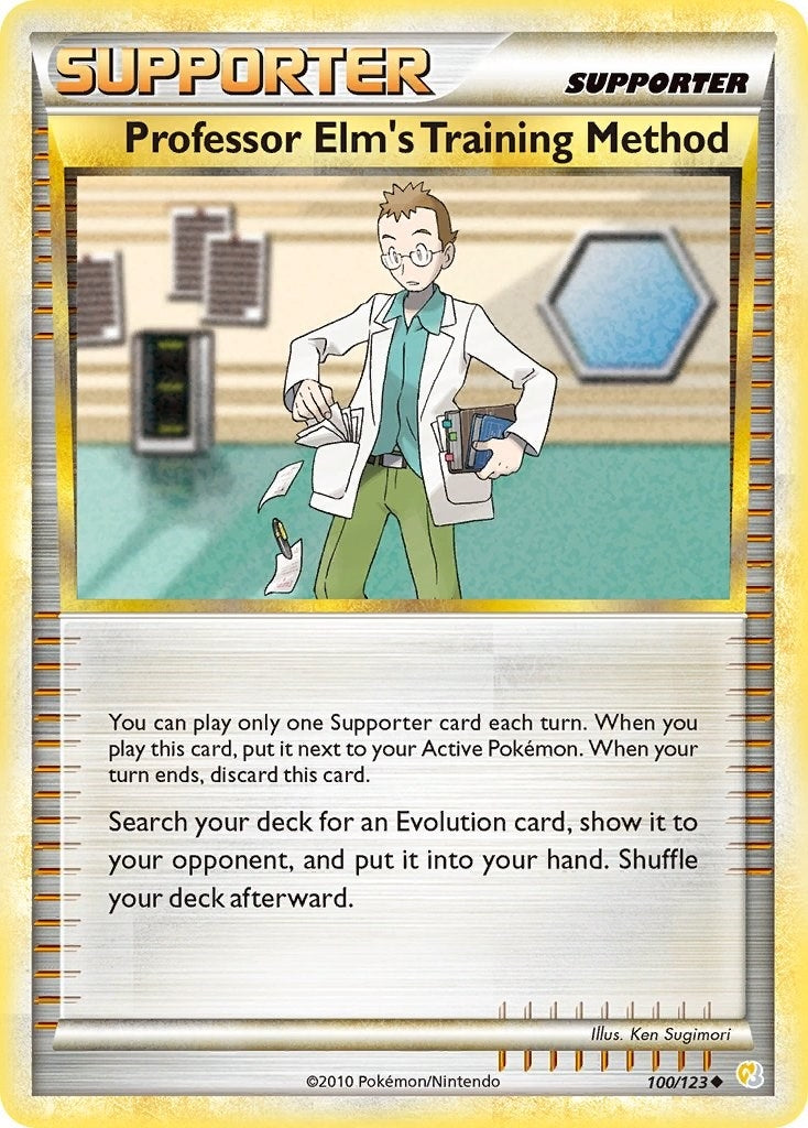 Image for Professor Elm's Training Method (HeartGold SoulSilver) (100/123) - Pokemon