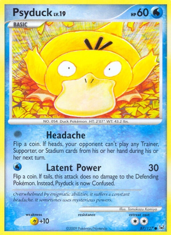 Image for Psyduck (Platinum) (87/127) - Pokemon