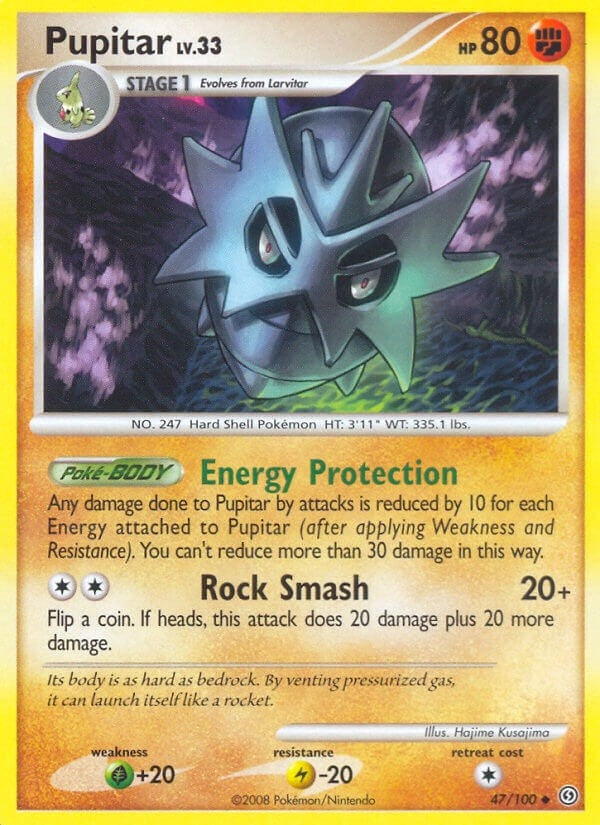 Image for Pupitar (Stormfront) (47/100) - Pokemon