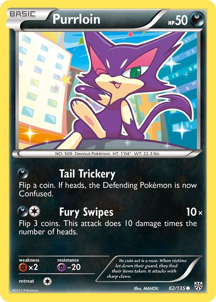 Image for Purrloin (82) (Plasma Storm) (82/135) - Pokemon