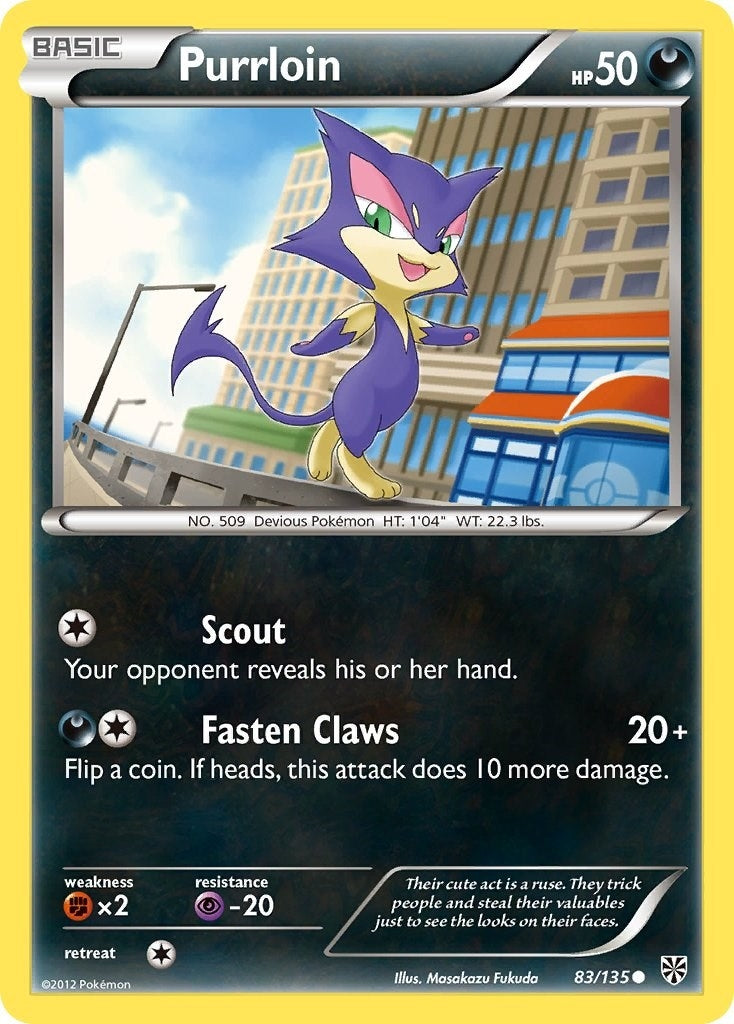 Image for Purrloin (83) (Plasma Storm) (83/135) - Pokemon
