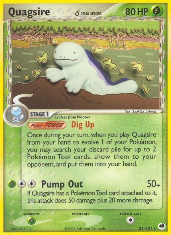 Image for Quagsire (Delta Species) (Dragon Frontiers) (21/101) - Pokemon