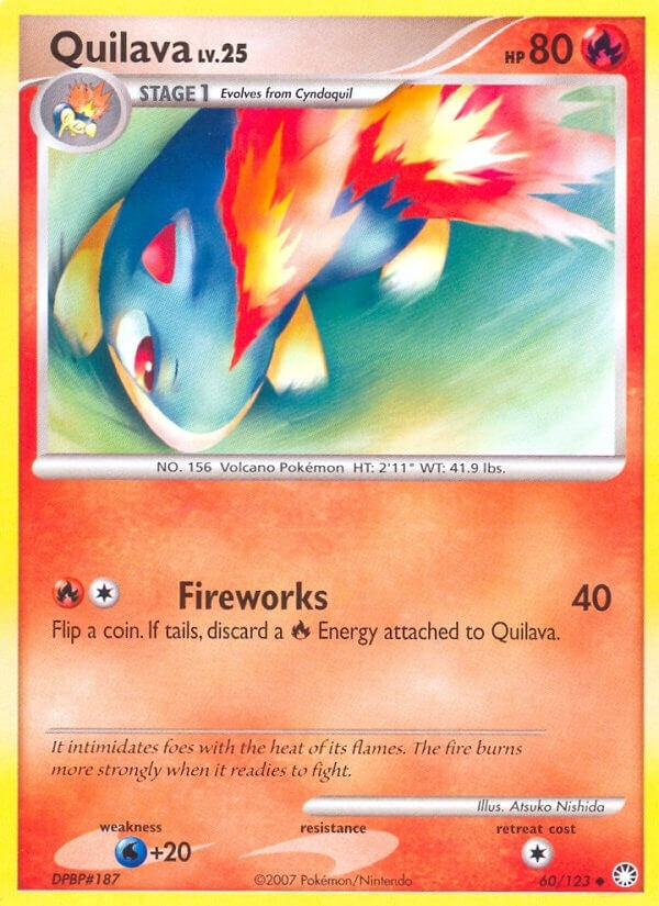 Image for Quilava (Mysterious Treasures) (60/123) - Pokemon