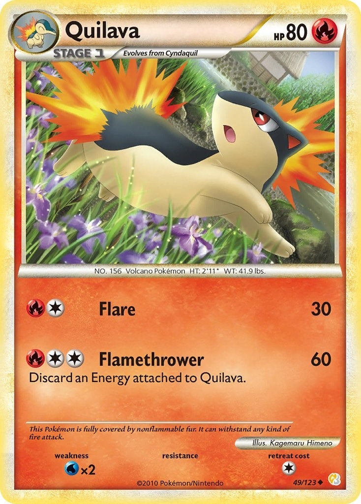 Image for Quilava (HeartGold SoulSilver) (49/123) - Pokemon