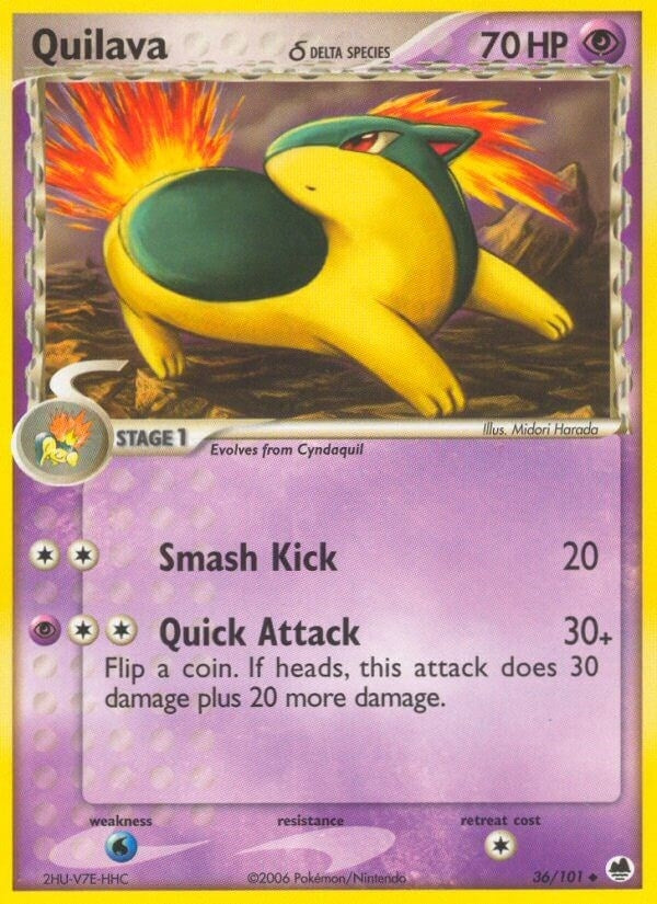Image for Quilava (Delta Species) (Dragon Frontiers) (36/101) - Pokemon