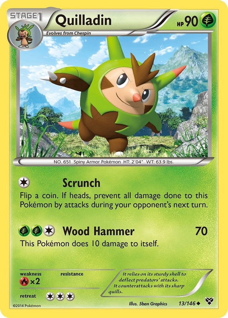 Image for Quilladin (XY Base Set) (13/146) - Pokemon