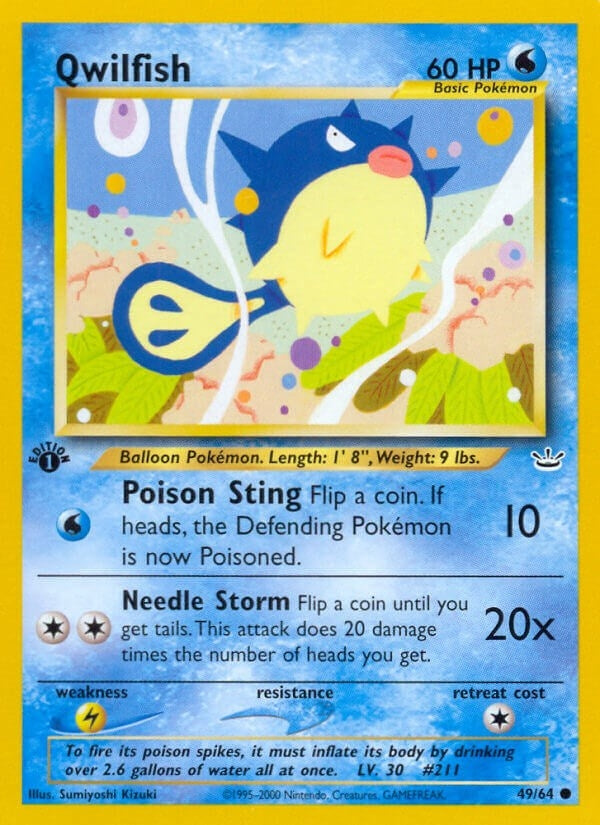 Image for Qwilfish (Neo Revelation) (49/64) - Pokemon