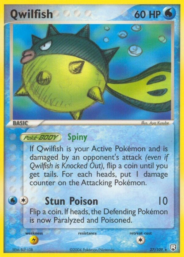Image for Qwilfish (Team Rocket Returns) (27/109) - Pokemon