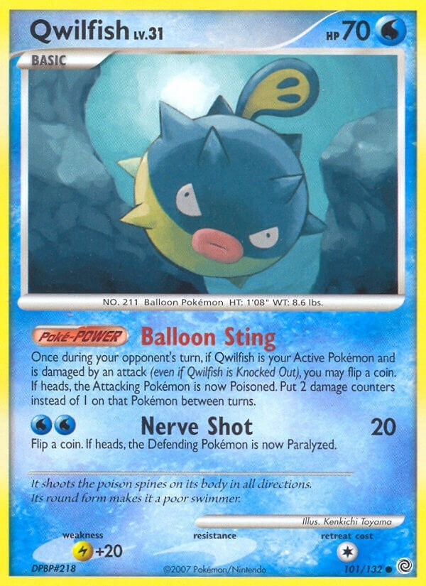 Image for Qwilfish (Secret Wonders) (101/132) - Pokemon
