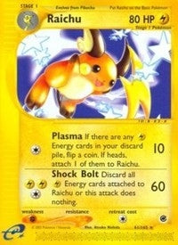 Image for Raichu (61) (Expedition) (061/165) - Pokemon