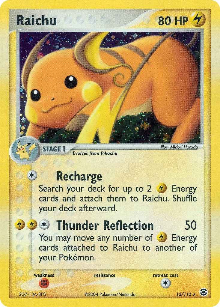 Image for Raichu (FireRed & LeafGreen) (12/112) - Pokemon