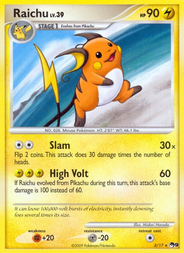 Image for Raichu (POP Series 9) (003/017) - Pokemon
