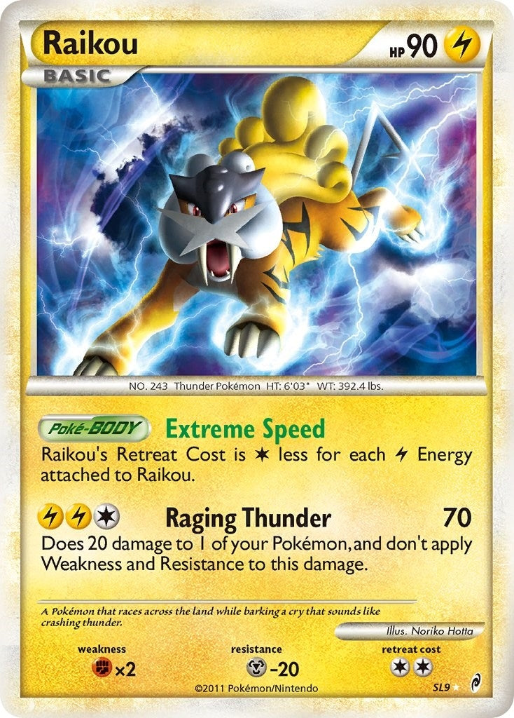 Image for Raikou (Shiny) (Call of Legends) (SL9) - Pokemon