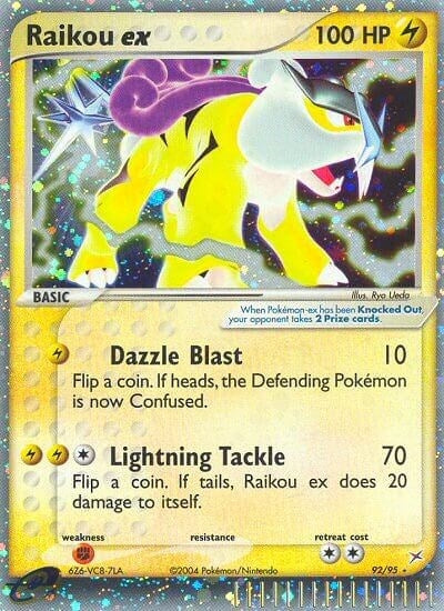 Image for Raikou ex (Team Magma vs Team Aqua) (92/95) - Pokemon