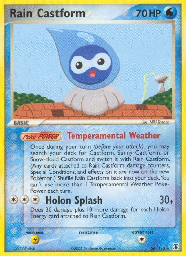 Image for Rain Castform (Delta Species) (26/113) - Pokemon