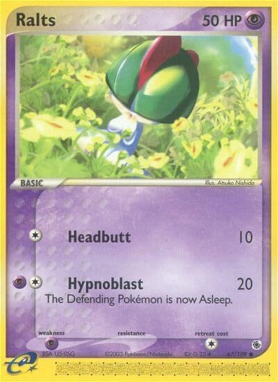 Image for Ralts (Ruby and Sapphire) (67/109) - Pokemon
