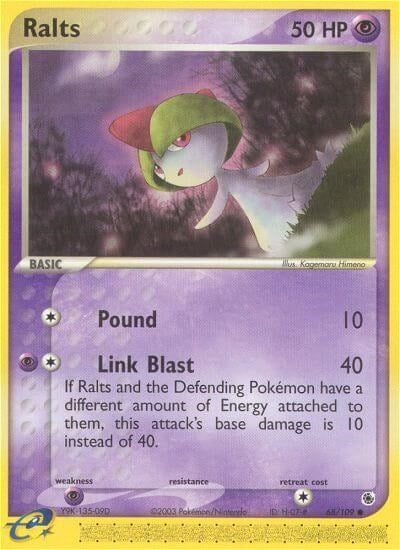 Image for Ralts (Ruby and Sapphire) (68/109) - Pokemon