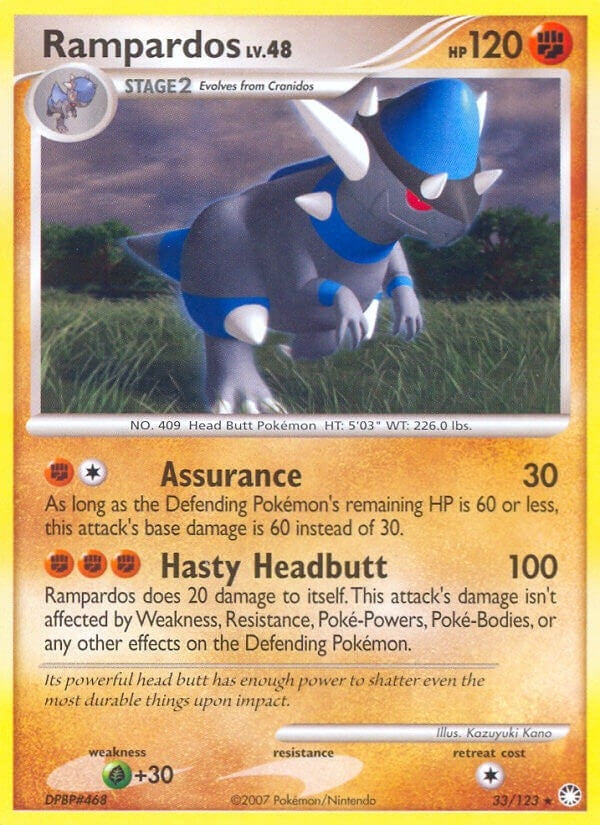 Image for Rampardos (Mysterious Treasures) (33/123) - Pokemon
