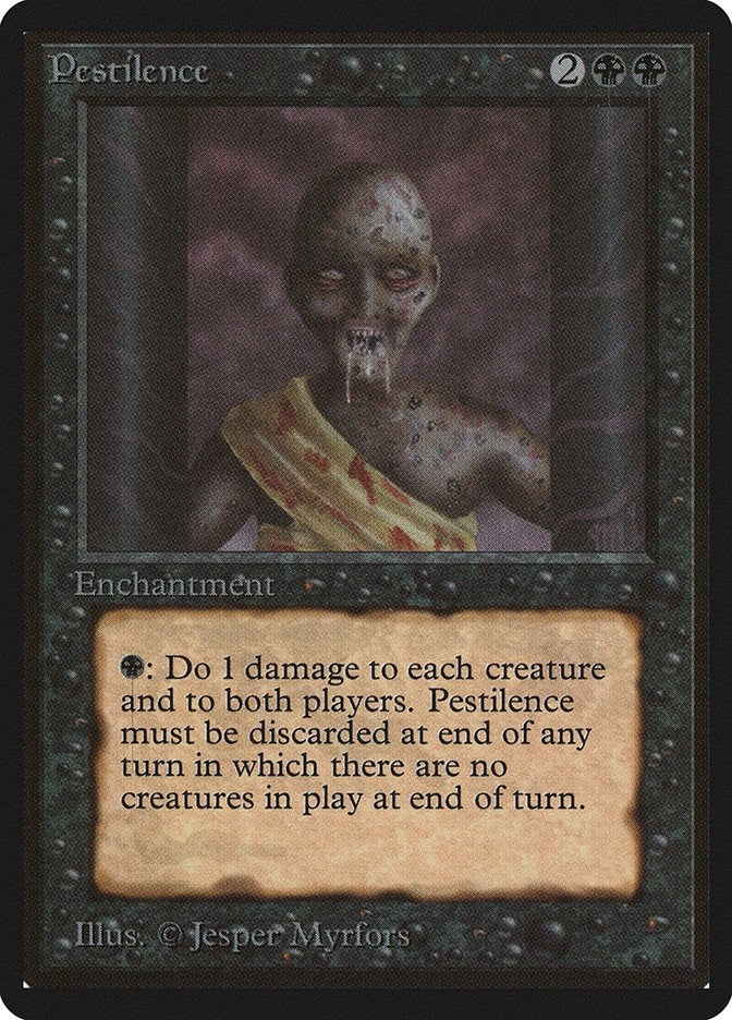 Image for Pestilence (Beta Edition) - Magic: The Gathering