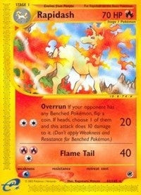Image for Rapidash (62) (Expedition) (062/165) - Pokemon