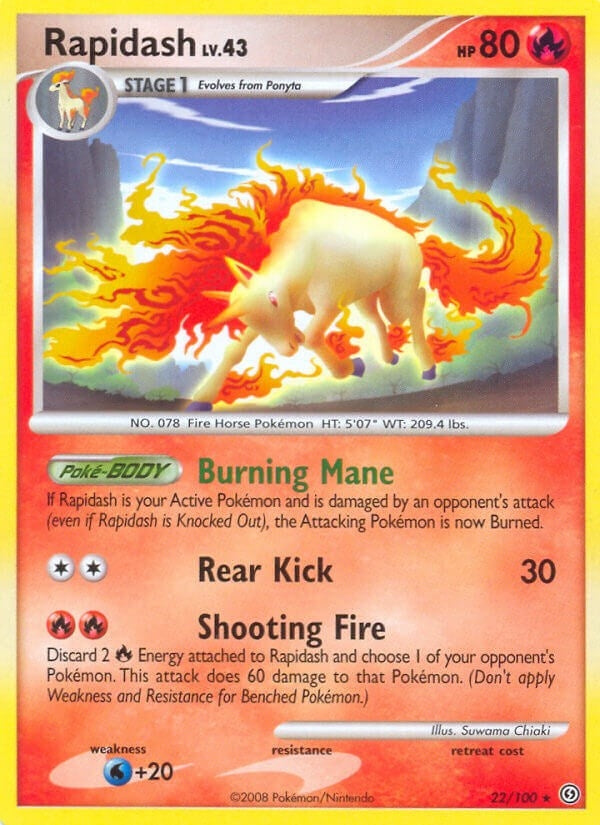 Image for Rapidash (Stormfront) (22/100) - Pokemon