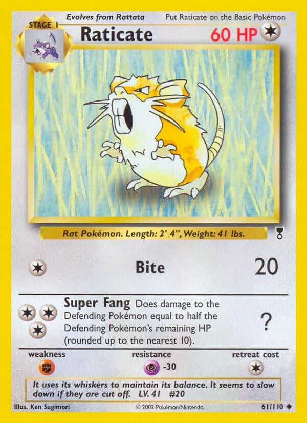 Image for Raticate (Legendary Collection) (061/110) - Pokemon