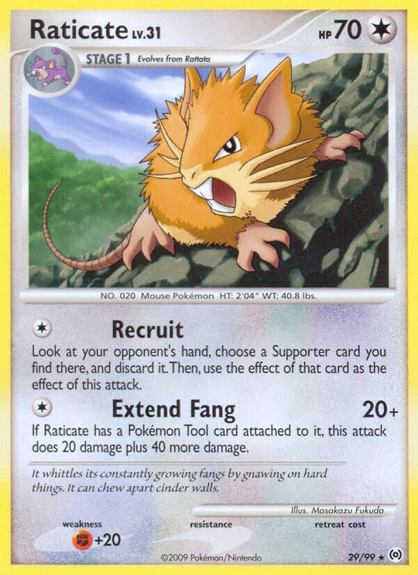 Image for Raticate (Arceus) (29/99) - Pokemon