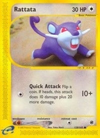 Image for Rattata (Expedition) (128/165) - Pokemon