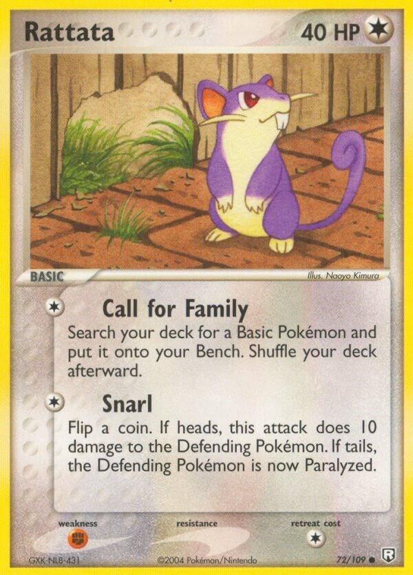 Image for Rattata (Team Rocket Returns) (72/109) - Pokemon