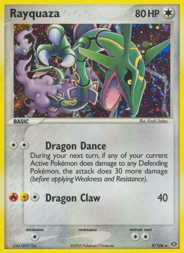 Image for Rayquaza (Emerald) (9/106) - Pokemon
