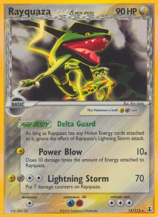 Image for Rayquaza (Delta Species) (Delta Species) (13/113) - Pokemon