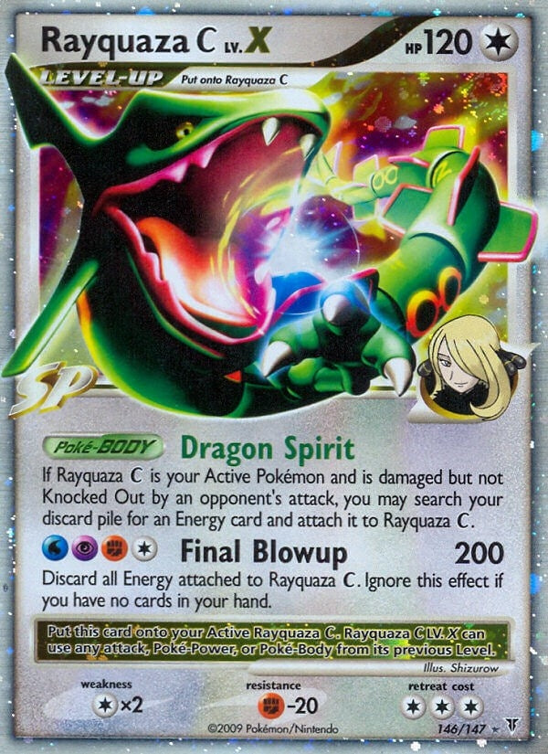 Image for Rayquaza C Lv.X (Supreme Victors) (146) - Pokemon