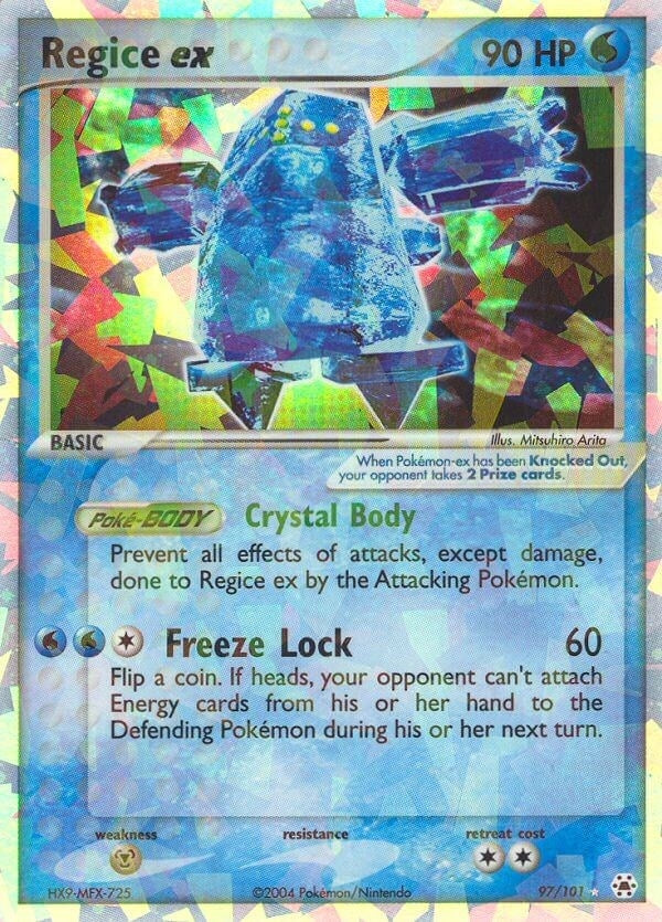 Image for Regice ex (Hidden Legends) (97/101) - Pokemon
