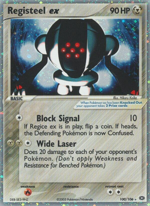 Image for Registeel ex (Emerald) (100/106) - Pokemon