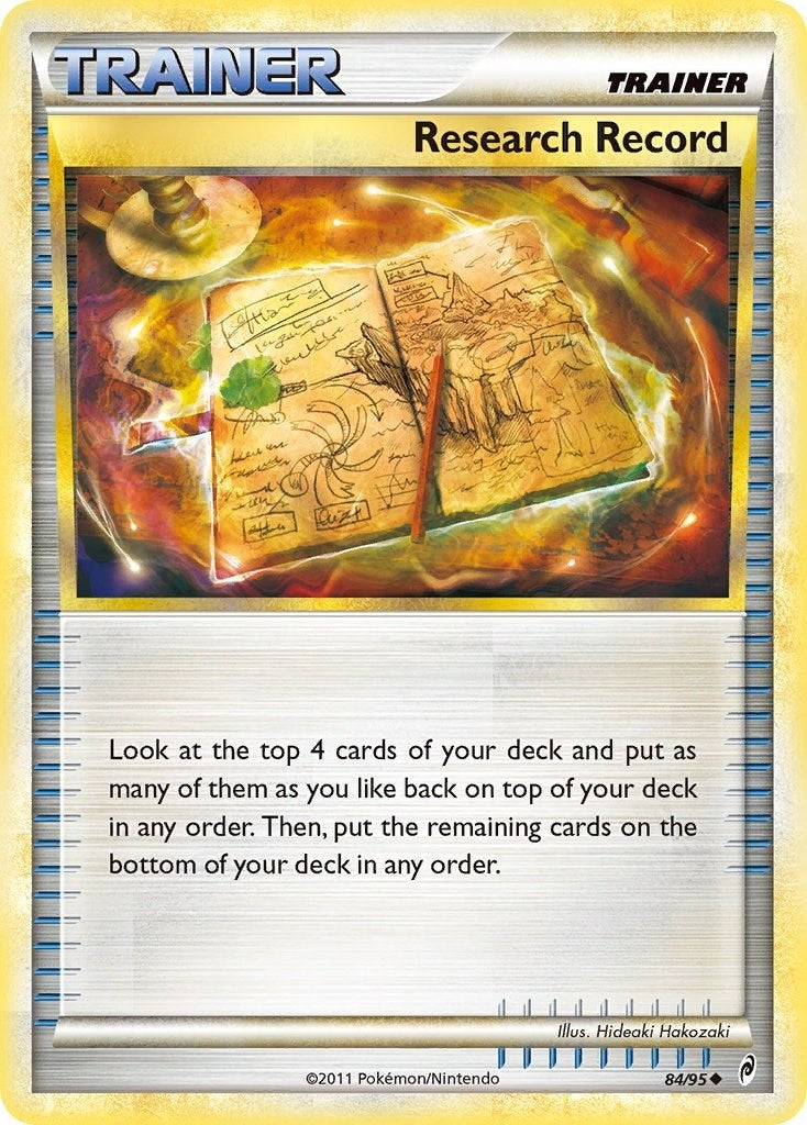 Image for Research Record (Call of Legends) (84/95) - Pokemon