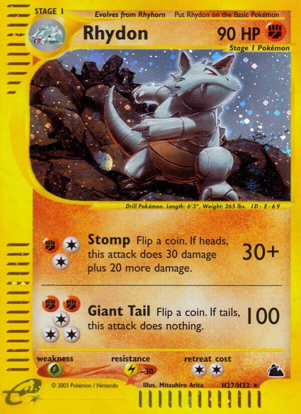 Image for Rhydon (H27) (Skyridge) (H27/H32) - Pokemon