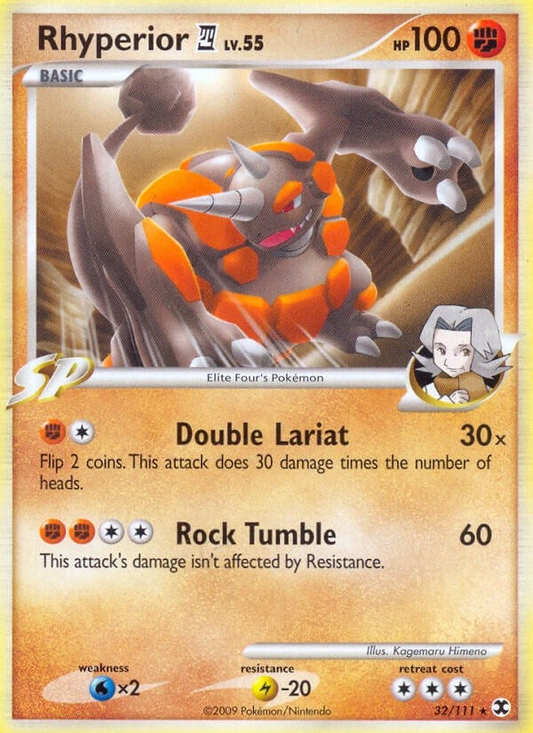 Image for Rhyperior E4 (Rising Rivals) (32/111) - Pokemon