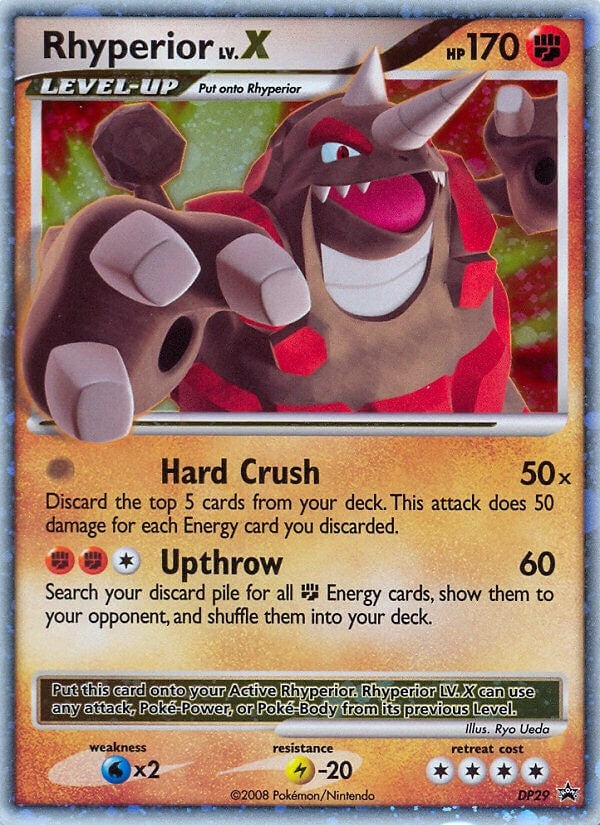 Image for Rhyperior LV.X - DP29 (Diamond and Pearl Promos) (DP29) - Pokemon