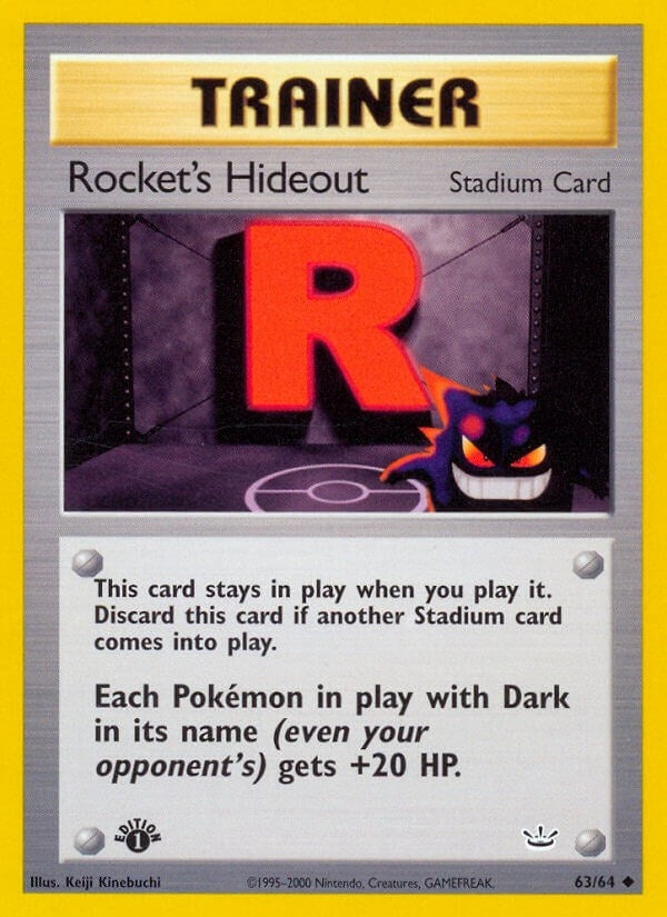 Image for Rocket's Hideout (Neo Revelation) (63/64) - Pokemon