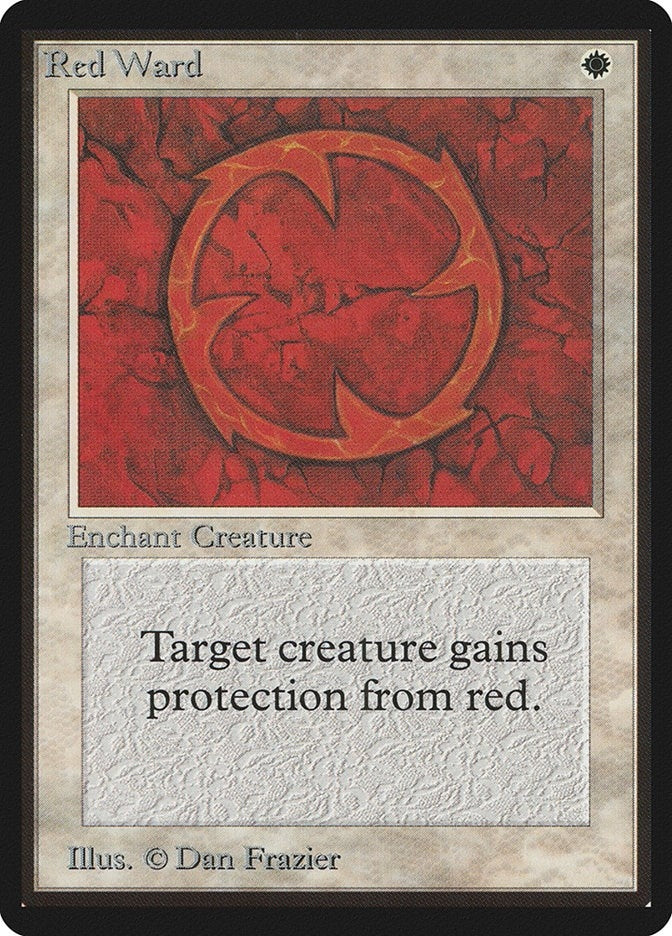Image for Red Ward (Beta Edition) - Magic: The Gathering