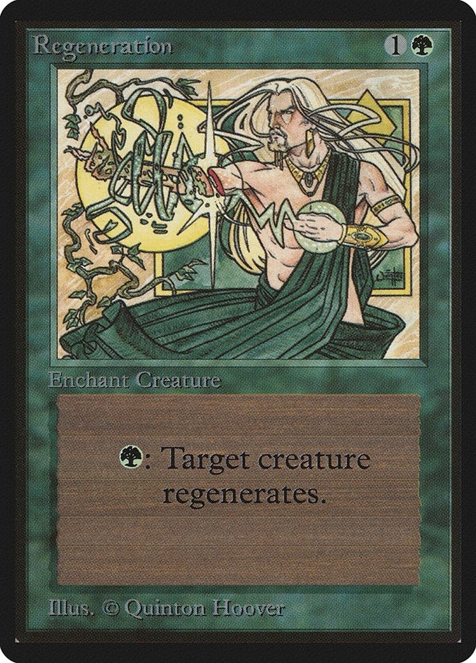 Image for Regeneration (Beta Edition) - Magic: The Gathering