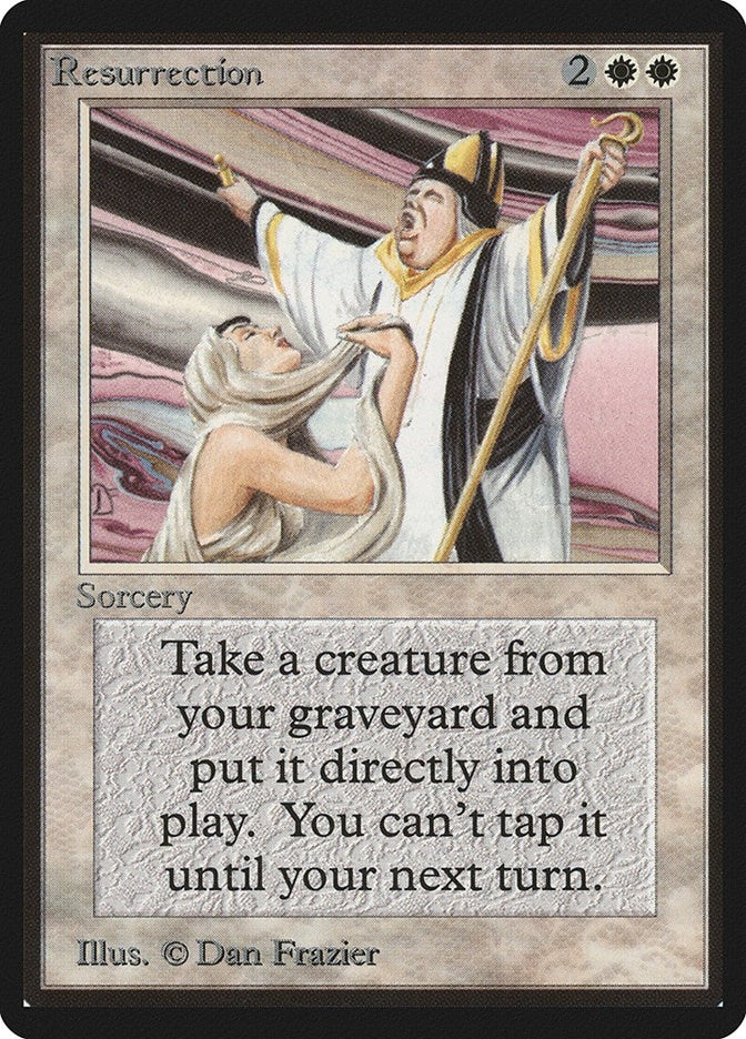 Image for Resurrection (Beta Edition) - Magic: The Gathering