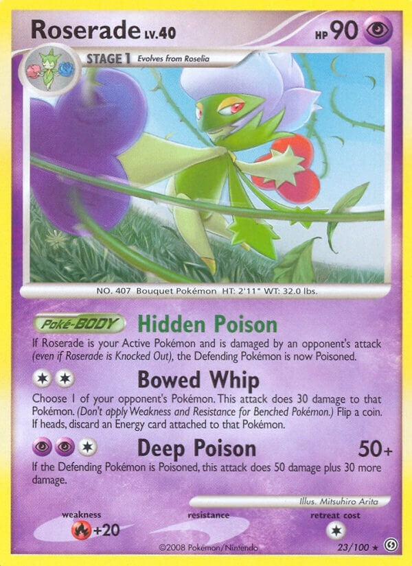 Image for Roserade (Stormfront) (23/100) - Pokemon