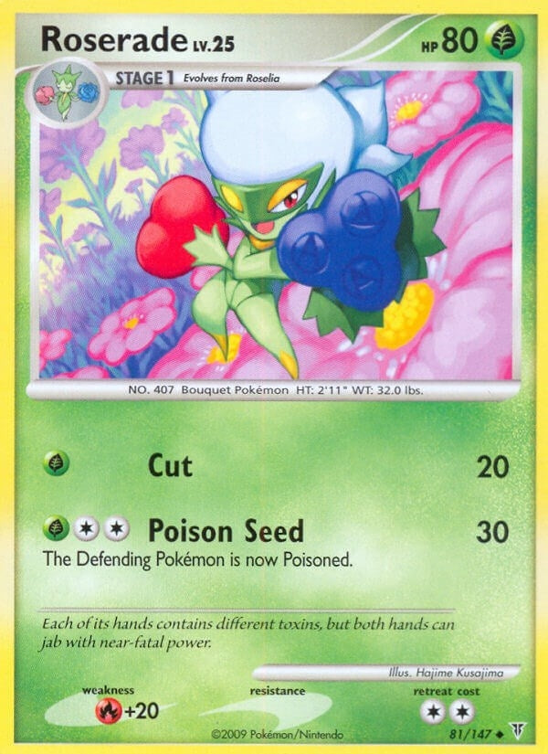 Image for Roserade (Supreme Victors) (81) - Pokemon