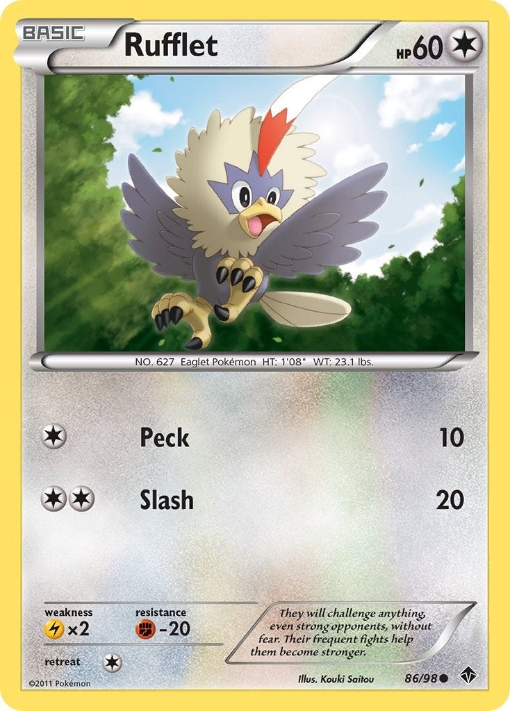 Image for Rufflet (86) (Emerging Powers) (86/98) - Pokemon
